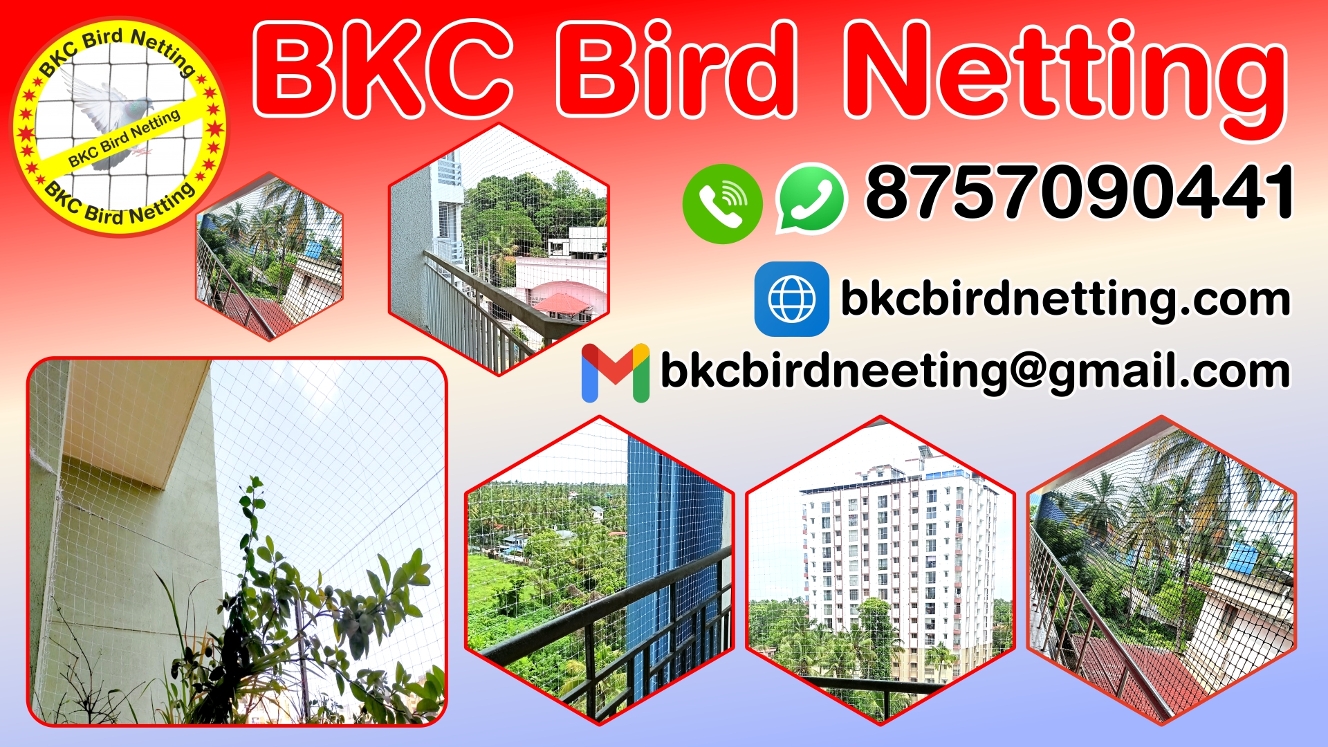 BKC Bird Netting Banner